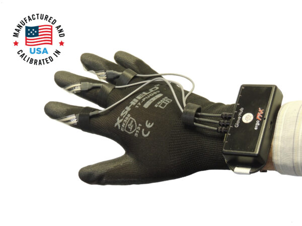 A Black Color Gloves With Controls